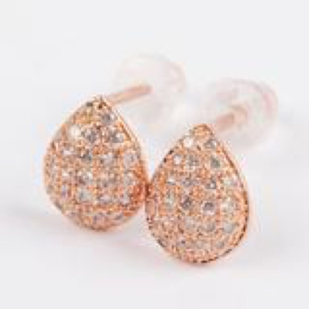 Dainty Rose Gold Studs